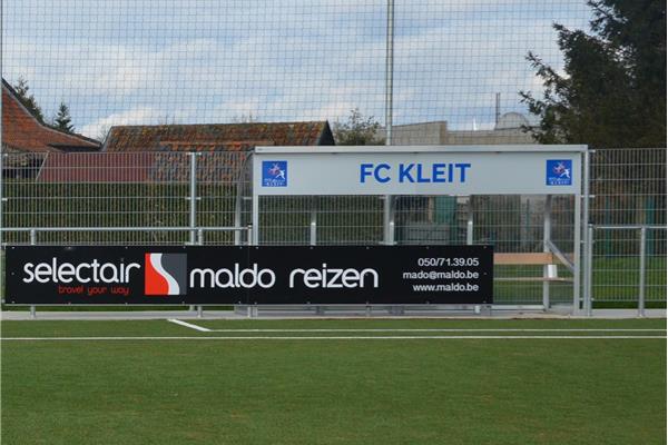 Aanleg kunstgras voetbalveld FC Kleit - Sportinfrabouw NV